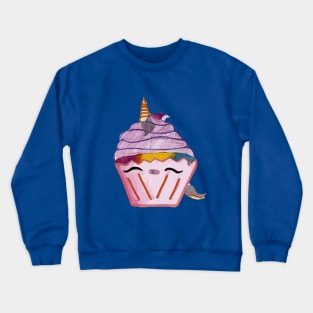 AriCorn88 Rainbow Unicorn Cupcake Crewneck Sweatshirt